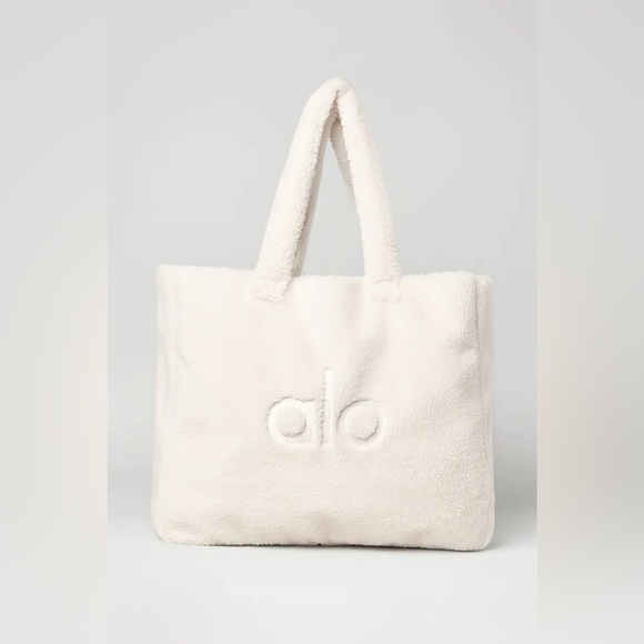 ALO Yoga Handbags - ALO Ivory Sherpa Tote Bag